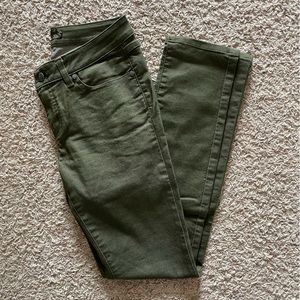 Prana Kara olive green jeans 4/27